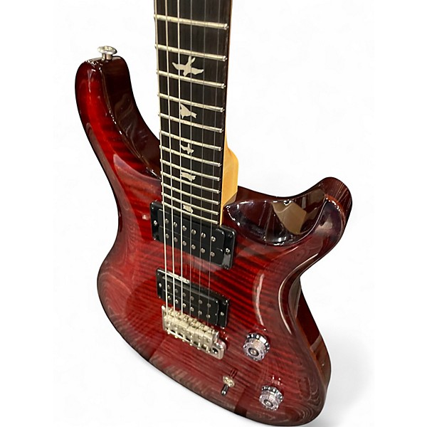 Used 2024 PRS CE24 Fire Red Burst Solid Body Electric Guitar