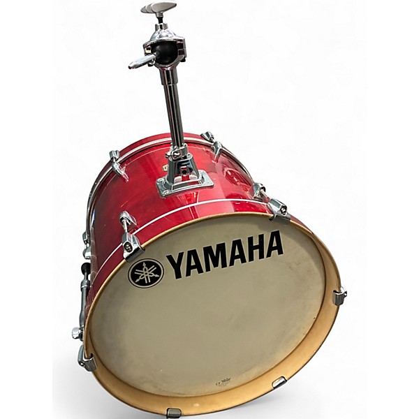 Used Yamaha 3 Piece Stage Custom Cherry Drum Kit
