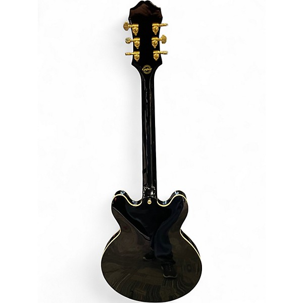 Used Epiphone Sheraton II Black Hollow Body Electric Guitar