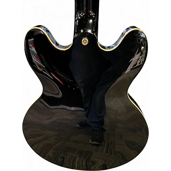 Used Epiphone Sheraton II Black Hollow Body Electric Guitar