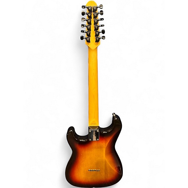 Used 2005 Fender STRAT XII 3TS RW 3 Color Sunburst Solid Body Electric Guitar