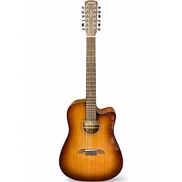 Used Alvarez AD6012CESHB Sandburst 12 String Acoustic Electric Guitar