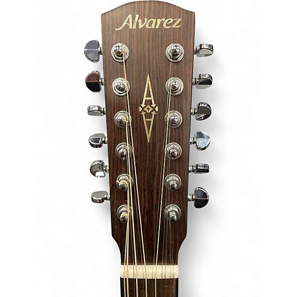 Used Alvarez AD6012CESHB Sandburst 12 String Acoustic Electric Guitar