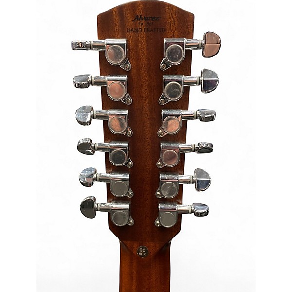 Used Alvarez AD6012CESHB Sandburst 12 String Acoustic Electric Guitar
