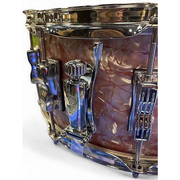 Used Ludwig 6.5X14 Classic Snare ROSE MARINE PEARL Drum