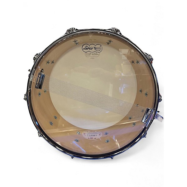 Used Ludwig 6.5X14 Classic Snare ROSE MARINE PEARL Drum