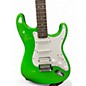 Used Squier Sonic Stratocaster HSS Green Solid Body Electric Guitar