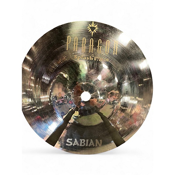 Used SABIAN 8in Paragon Crash Brilliant Cymbal