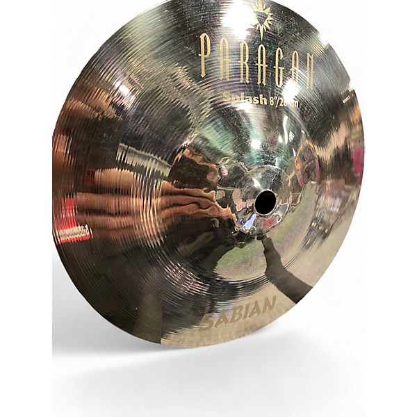 Used SABIAN 8in Paragon Crash Brilliant Cymbal