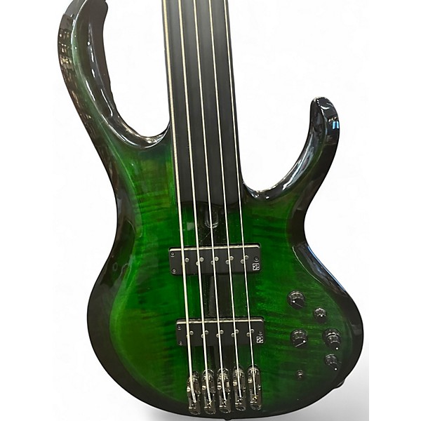 Used Ibanez SDGB1 Steve Di Giorgo Signature Dark Moss Electric Bass Guitar