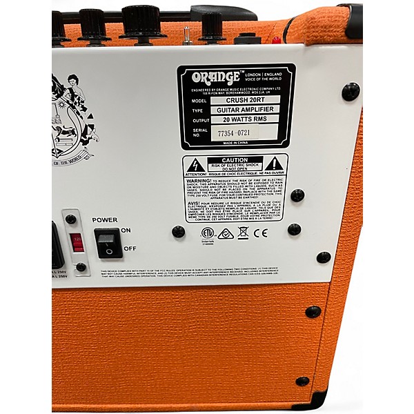 Used Orange Amplifiers Crush 20 20W 1x8 Guitar Combo Amp