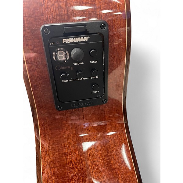 Used Lucero LC150SCE Natural Classical Acoustic Guitar