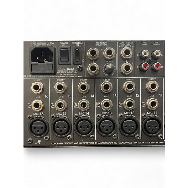 Used Mackie 1604VLZ PRO Unpowered Mixer