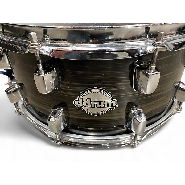 Used ddrum 14in SNARE DOMINION Trans Charcoal Drum