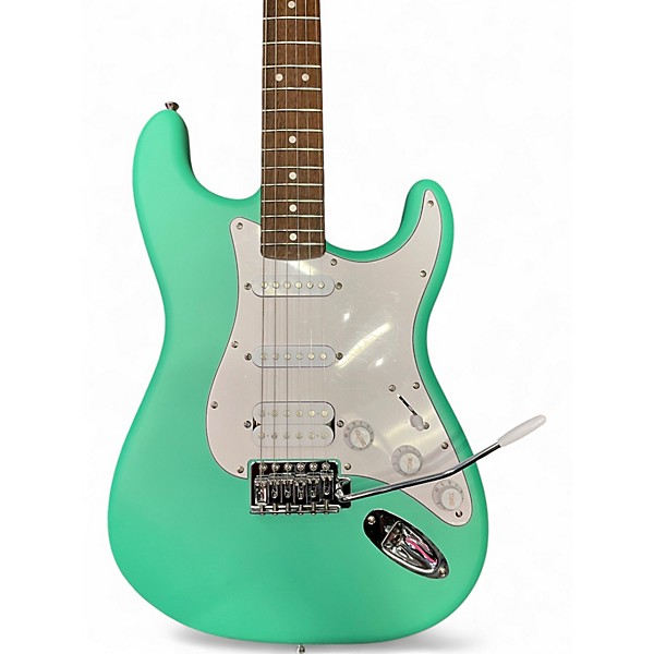 Used Squier Stratocaster HSS Seafoam Green Solid Body Electric Guitar
