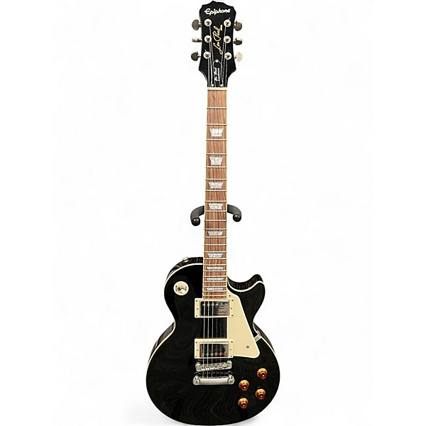 Used Epiphone Les Paul Standard Black Solid Body Electric Guitar
