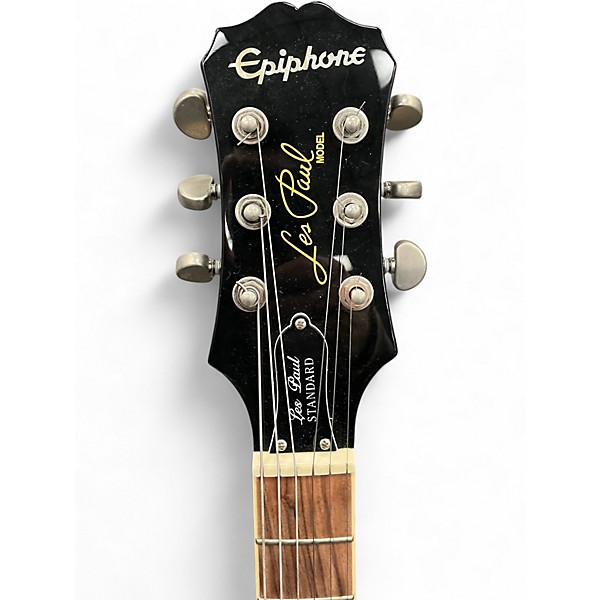 Used Epiphone Les Paul Standard Black Solid Body Electric Guitar