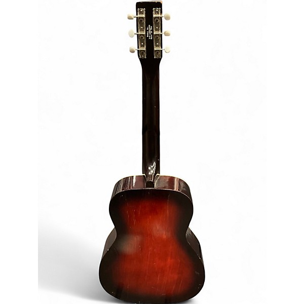 Vintage 1960s Circa 319-12940000 2 Color Sunburst Acoustic Guitar