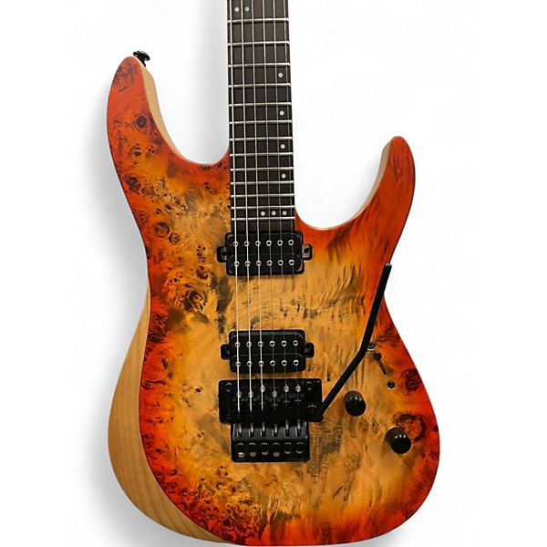 Used 2021 Schecter Guitar Research REAPER 6 FR INFERNO BURST Acoustic Guitar