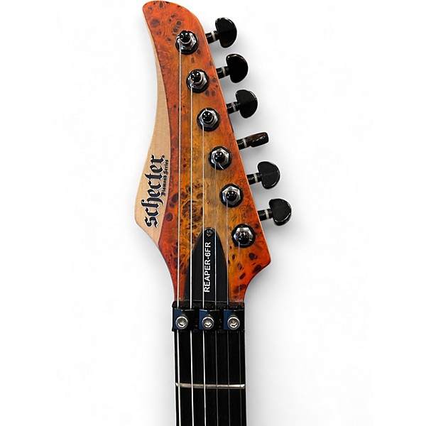 Used 2021 Schecter Guitar Research REAPER 6 FR INFERNO BURST Acoustic Guitar