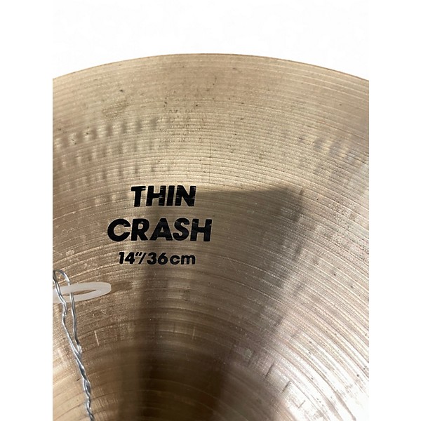 Used Zildjian 14in AVEDIS THIN CRASH Cymbal
