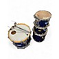 Used Vintage 4 Piece Premier Blue Drum Kit thumbnail