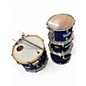 Used Vintage 4 Piece Premier Blue Drum Kit