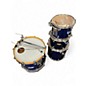Used Vintage 4 Piece Premier Blue Drum Kit