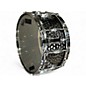 Used Gretsch Drums 14in Hammered Steel Snare Black Drum thumbnail
