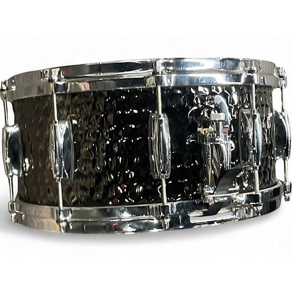Used Gretsch Drums 14in Hammered Steel Snare Black Drum