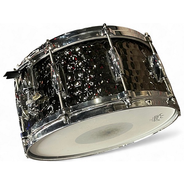 Used Gretsch Drums 14in Hammered Steel Snare Black Drum
