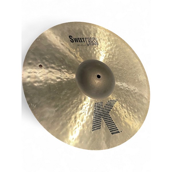 Used Zildjian 18in K Sweet Crash Cymbal