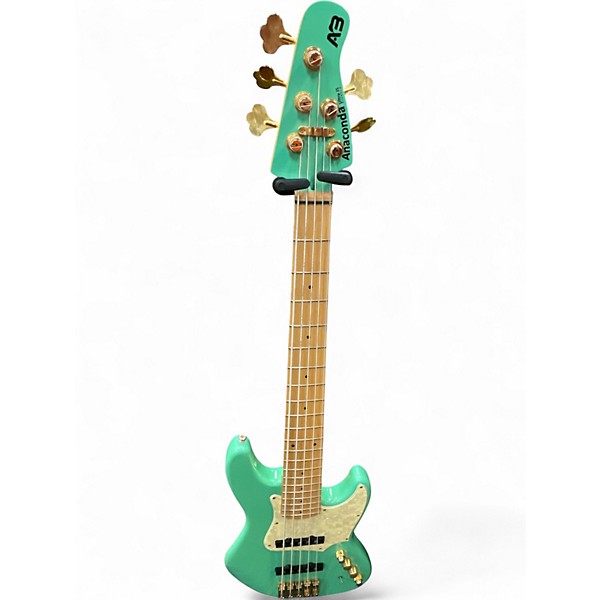 Used Anaconda ultra j5 blue Electric Bass Guitar
