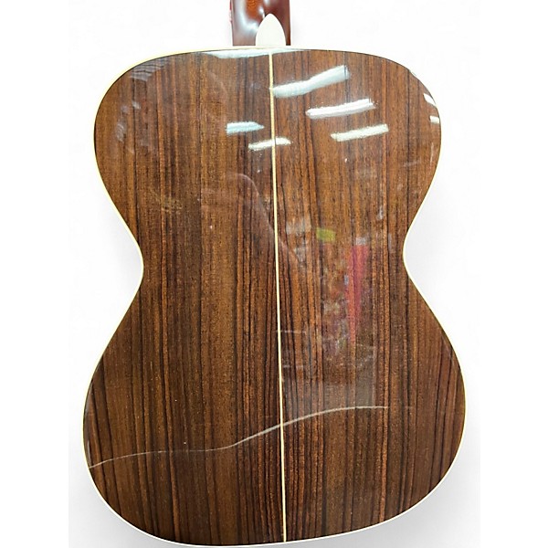 Used Alvarez Yairi FYM70 Herringbone Folk-OM Sunburst Acoustic Guitar