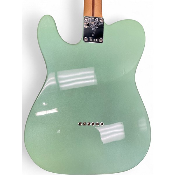 Used Fender Limited Edition Player Telecaster Surf Pearl Solid Body Electric Guitar