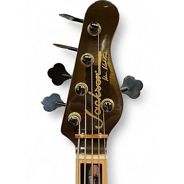 Used Jackson Adam Blackstone "Gladys" Pro Series Signature Concert Black Stone Electric Bass Guitar