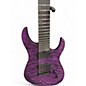 Used Legator N8FP QUILTED PURPLE Solid Body Electric Guitar