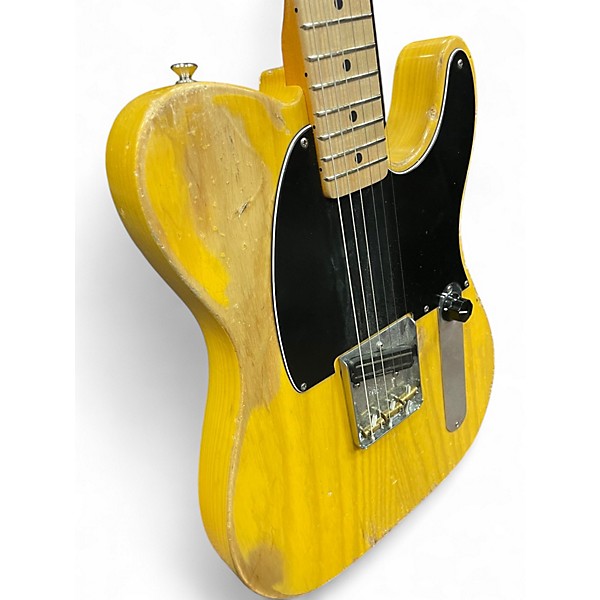 Used Fender 1952 Vintage Hot Rod Telecaster Black Solid Body Electric Guitar
