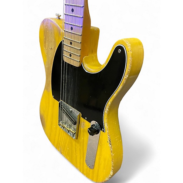 Used Fender 1952 Vintage Hot Rod Telecaster Black Solid Body Electric Guitar