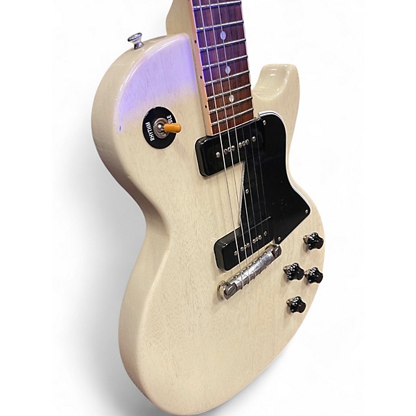 Used Gibson lp special sc custom shop off white Solid Body Electric Guitar