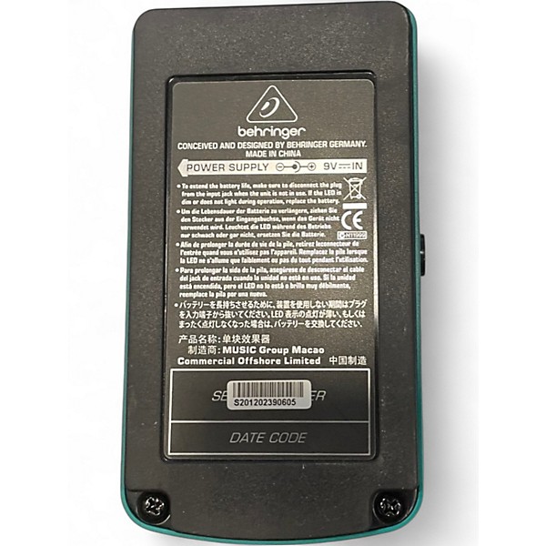 Used Behringer CS400 Compressor Sustainer Effect Pedal