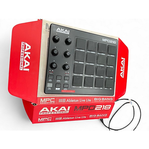 Used Akai Professional MPD218 MIDI Controller