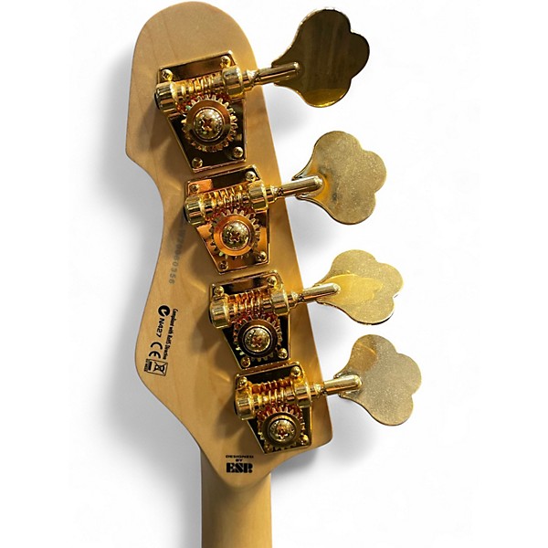 Used ESP LTD GB-4 Arctic White Electric Bass Guitar