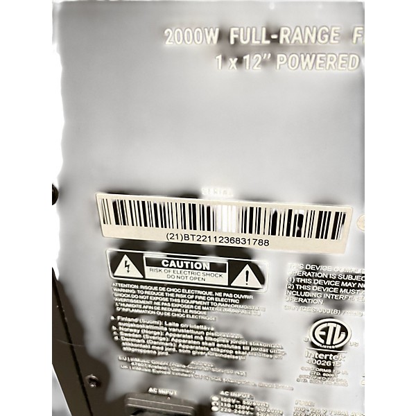 Used HeadRush frfr-112 Powered Speaker