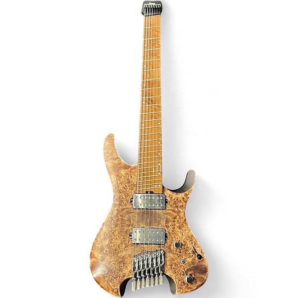 Used 2023 Ibanez QX527PB Trans Brown Solid Body Electric Guitar