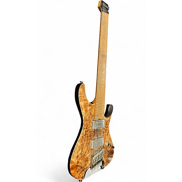 Used 2023 Ibanez QX527PB Trans Brown Solid Body Electric Guitar