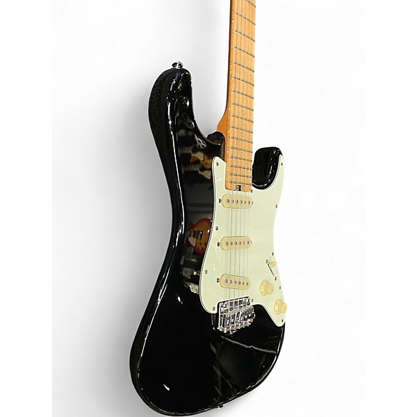 Used 2021 Schecter Guitar Research Nick Johnston SSS Black Solid Body Electric Guitar