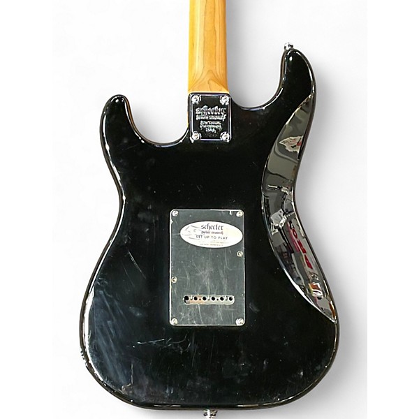 Used 2021 Schecter Guitar Research Nick Johnston SSS Black Solid Body Electric Guitar