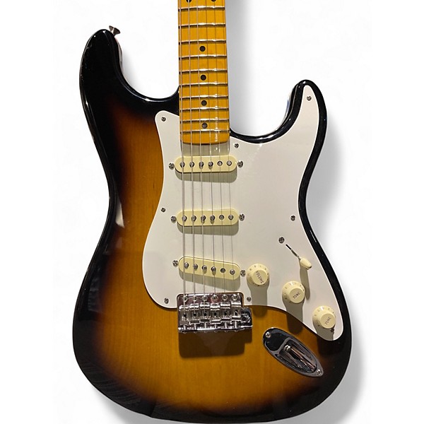 Used 2023 Fender 1957 American Vintage 2 Stratocaster 2 Color Sunburst Solid Body Electric Guitar