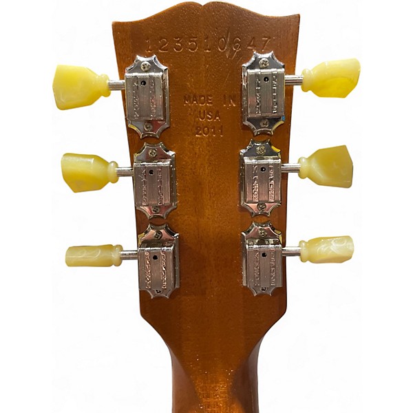 Used Gibson Les Paul 60s Tribute T Gold Top Solid Body Electric Guitar